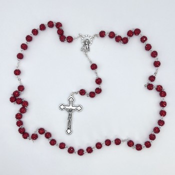 Rosario strass fiesta – cuentas de 8 mm