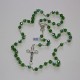 Rosario cristal facetado 32 fases verde