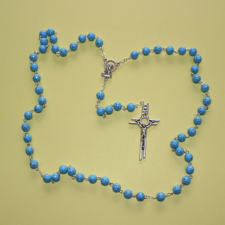 Rosario de estrellas azul