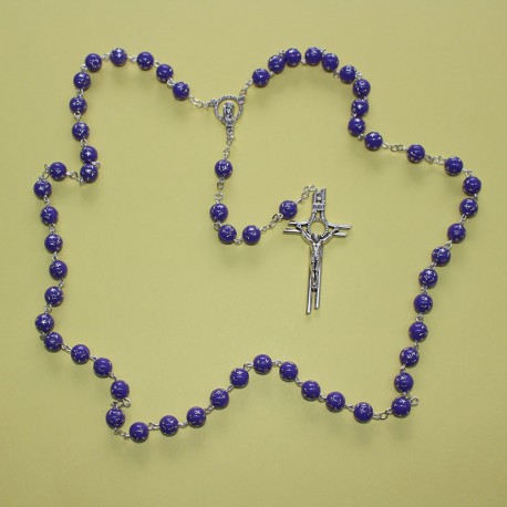 Rosario de estrellas lila