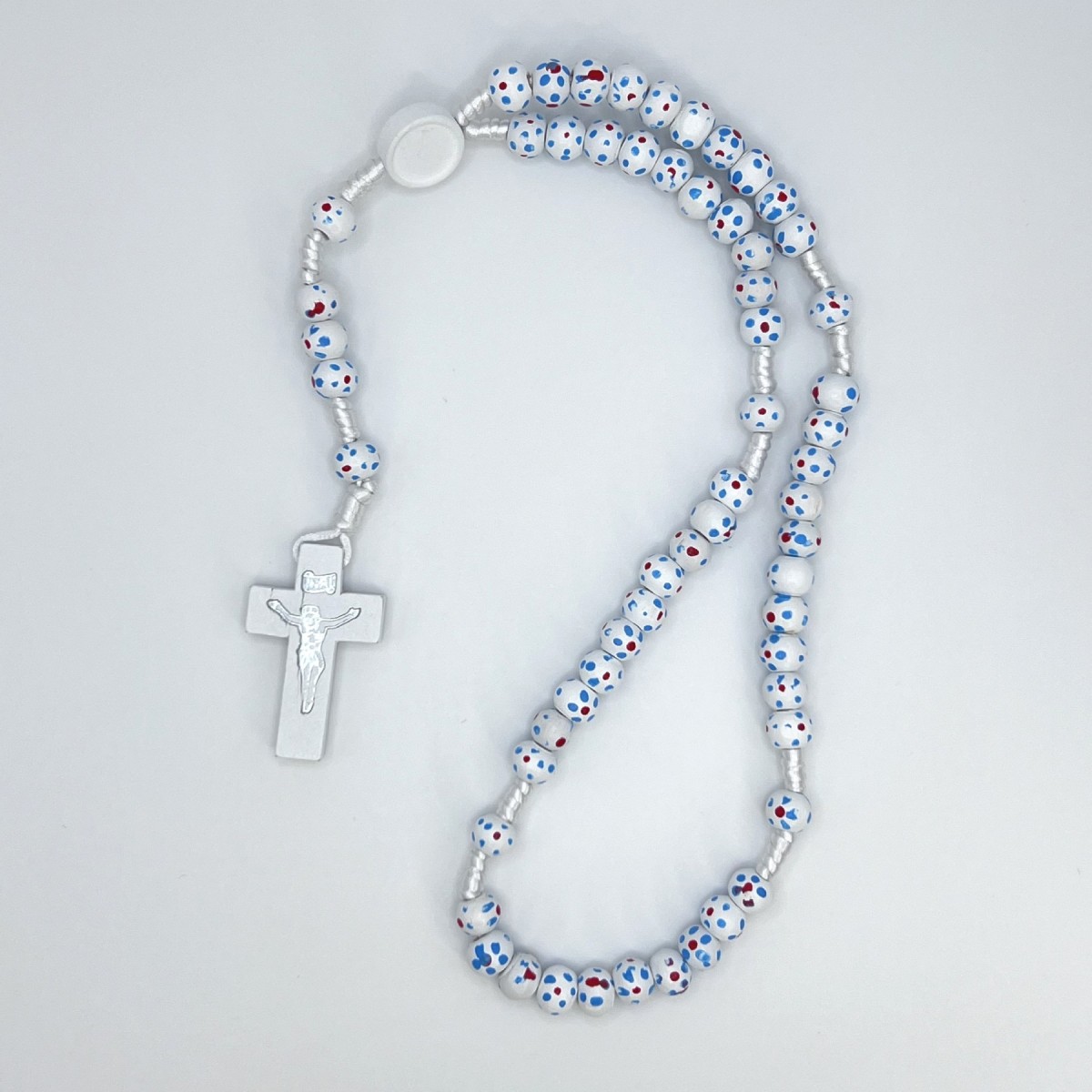 Rosario franciscano de madera con cuerda – varios colores