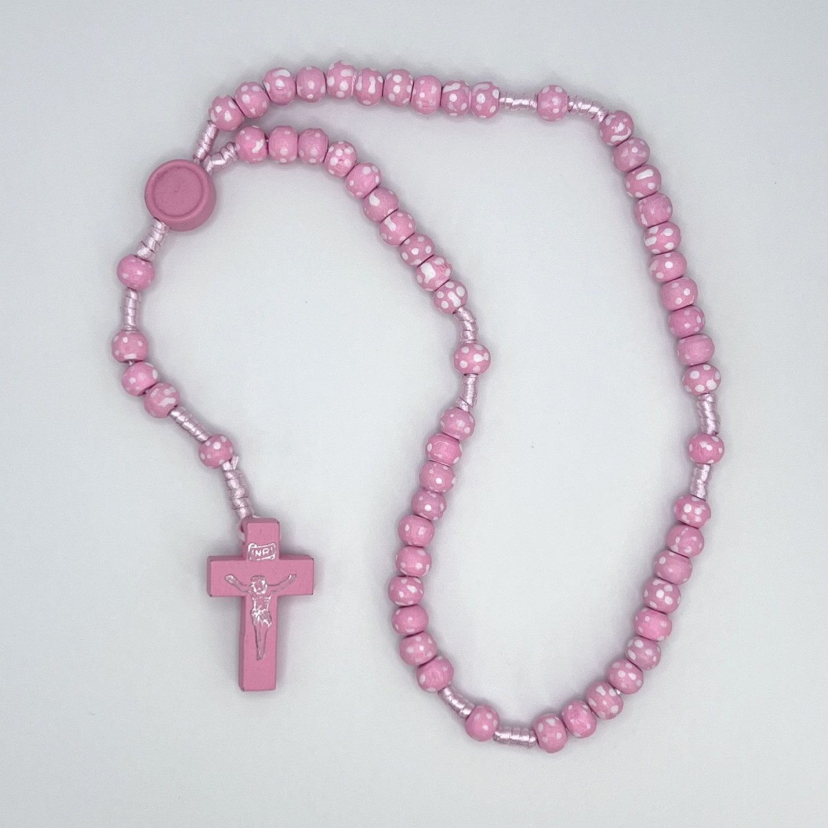 Rosari franciscà de fusta amb corda – diversos colors