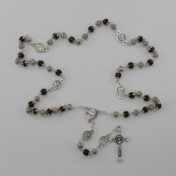 Rosario madera oscuro