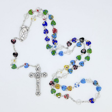 Rosario de cristal murano