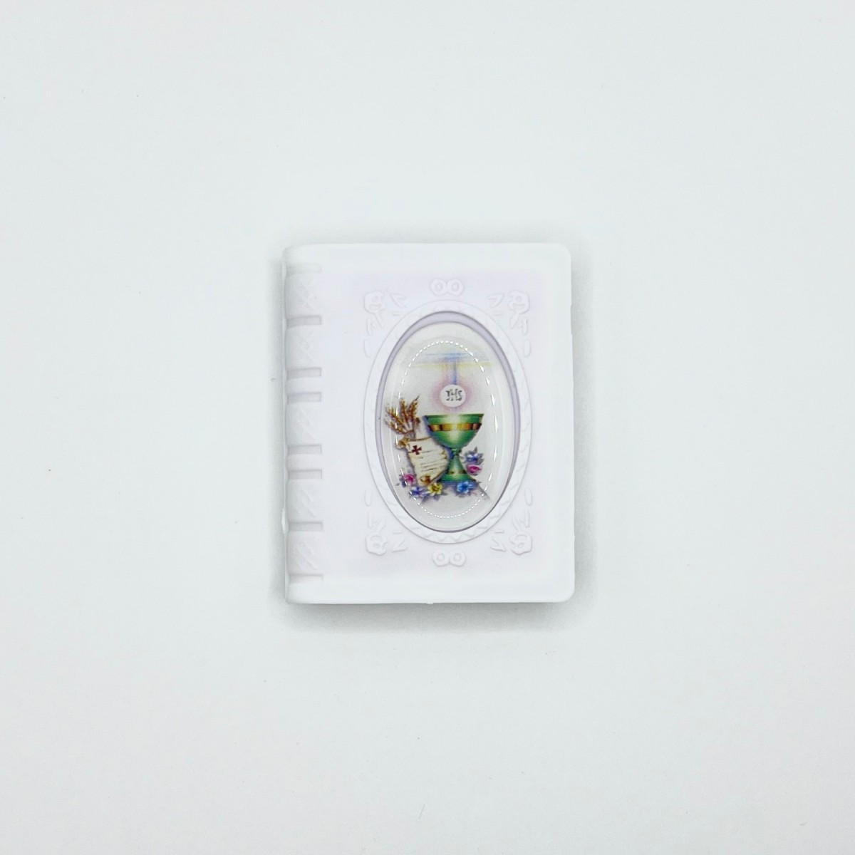 Libro de Primera Comunión para rosario – cáliz decorativo