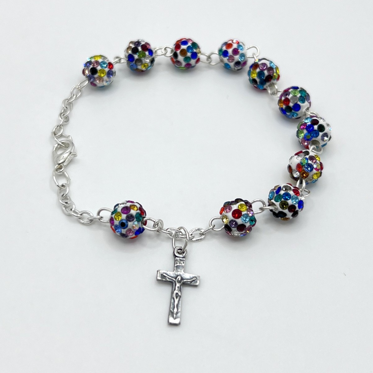Polsera strass festa – boletes de 8 mm