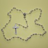 Rosario de filigrana con cáliz – artesanal con cuentas de 6 mm