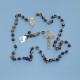 Rosario cloisonné azul