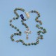 Rosario cloisonné verde