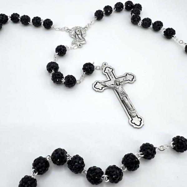 Rosario strass fiesta – cuentas de 8 mm