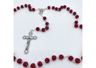 Rosario strass fiesta – cuentas de 8 mm